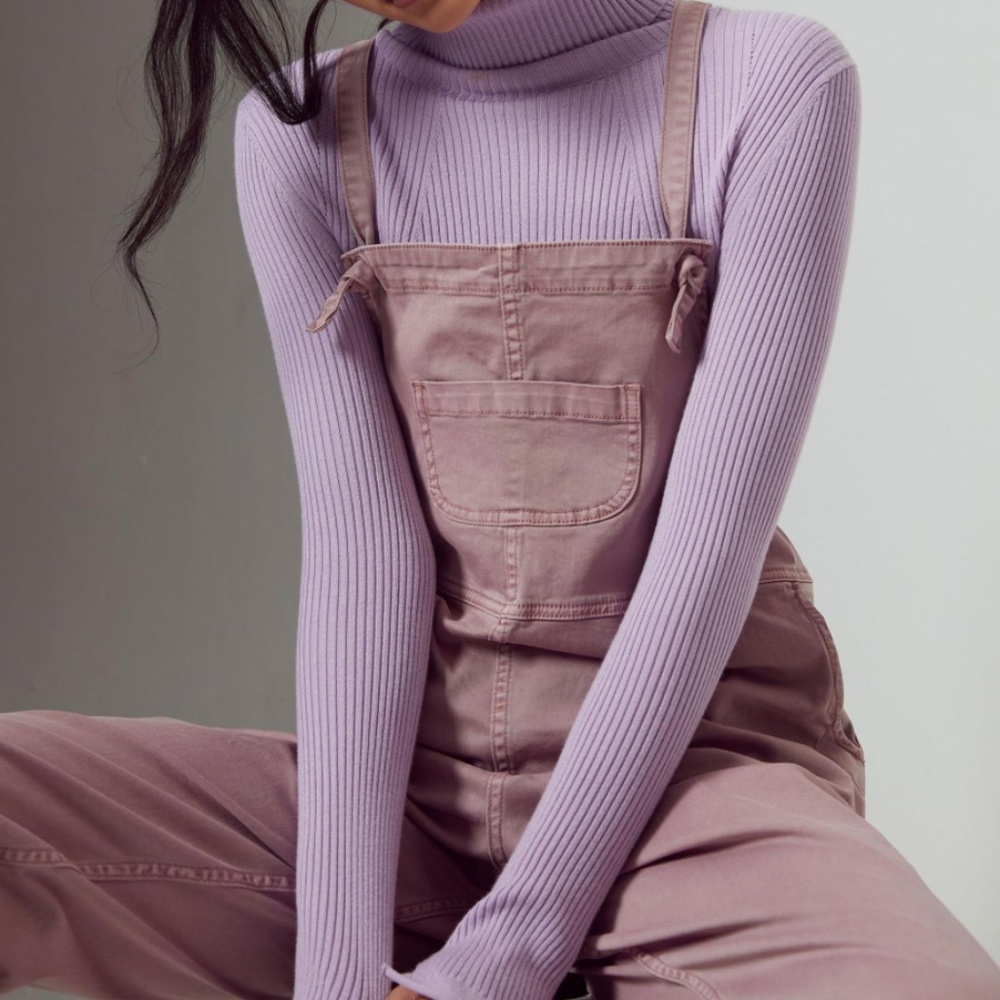 Anthropologie Pilcro Everyday Relaxed Overalls / lavender XS